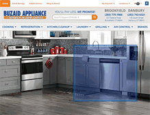 Tablet Screenshot of buzaidappliance.com